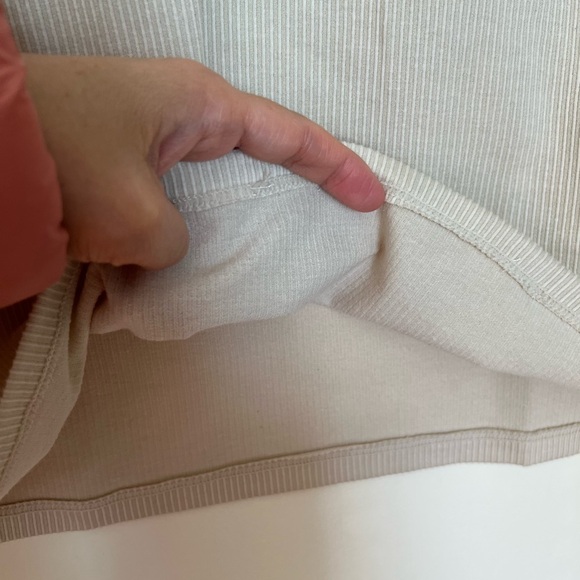 Serra Women Sweater XL Turtle Neck Cream Soft Ribbed Knit Texture Lightweight - Picture 4 of 12